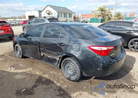 2018 Toyota Corolla Le из США, поврежденный, VIN 5YFBURHE4JP839089